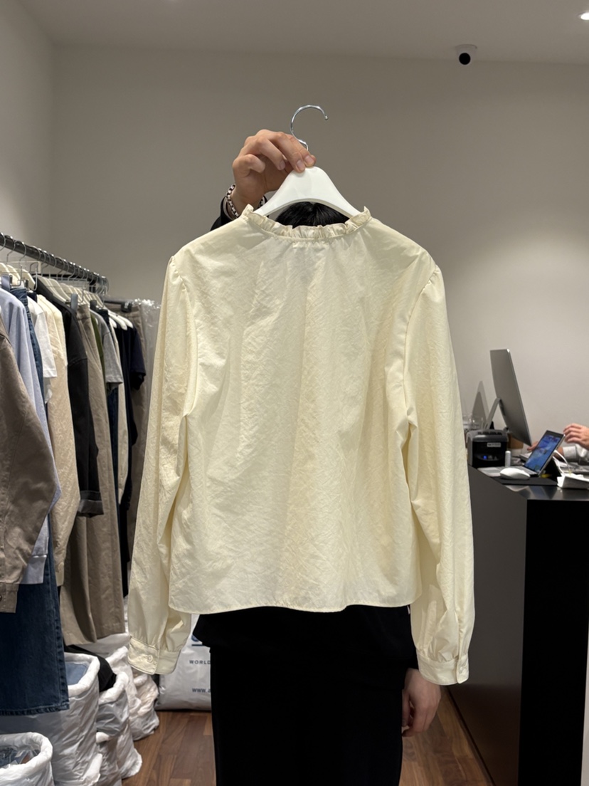 GABRIELLE韓國直郵東大門代購女裝新品時尚推薦25春夏襯衫蕾絲衫GABRIELLE襯衫/蕾絲衫