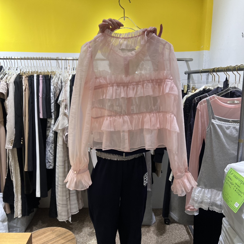 LE MASTERPLACE韓國直郵東大門實拍女裝新品職業襯衫蕾絲衫Le masterpiece襯衫/蕾絲衫