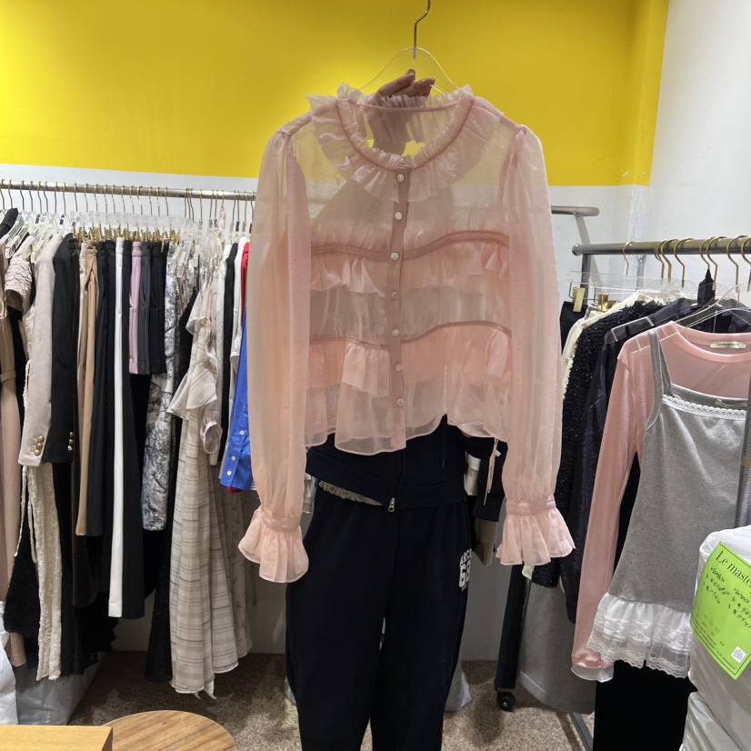 LE MASTERPLACE韓國直郵東大門實拍女裝新品職業襯衫蕾絲衫Le masterpiece襯衫/蕾絲衫圖色3