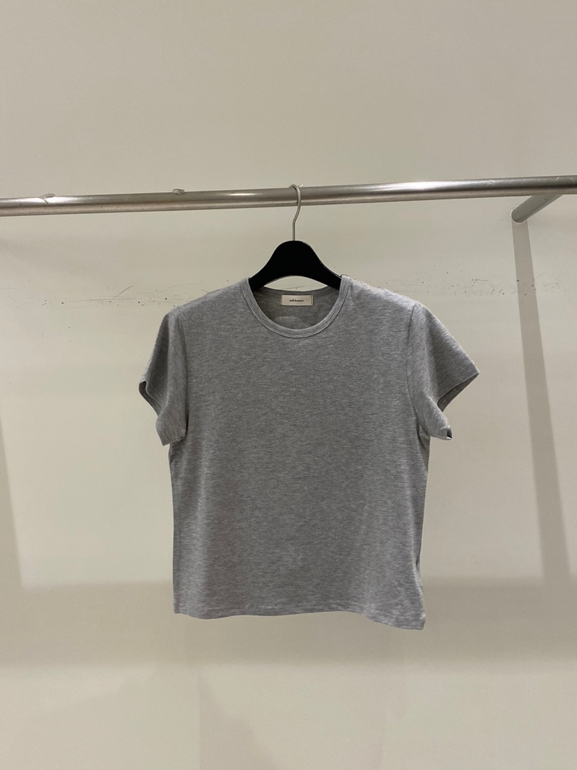 WELL KNOWN韓國直郵女裝新款時尚職業熱賣25春夏人氣真品T恤BANELT恤圖色3