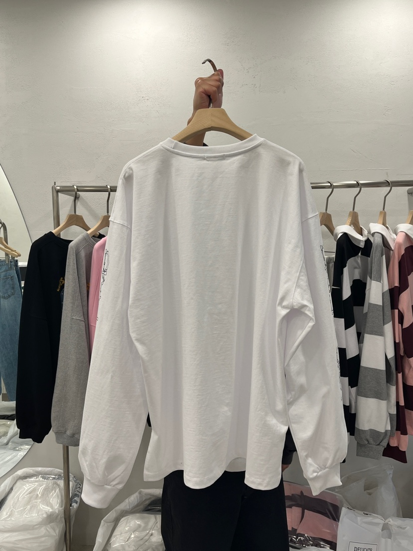 DELICATE韓國直郵東大門代購女裝新品熱賣休閑時尚推薦長袖T恤DELICATE長袖T恤