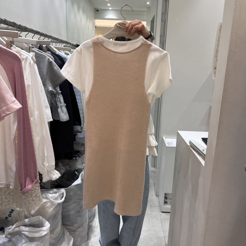 ASOME韓國直郵東大門實拍女裝新品休閑推薦25春夏連衣裙不含內搭A.SOME連衣裙
