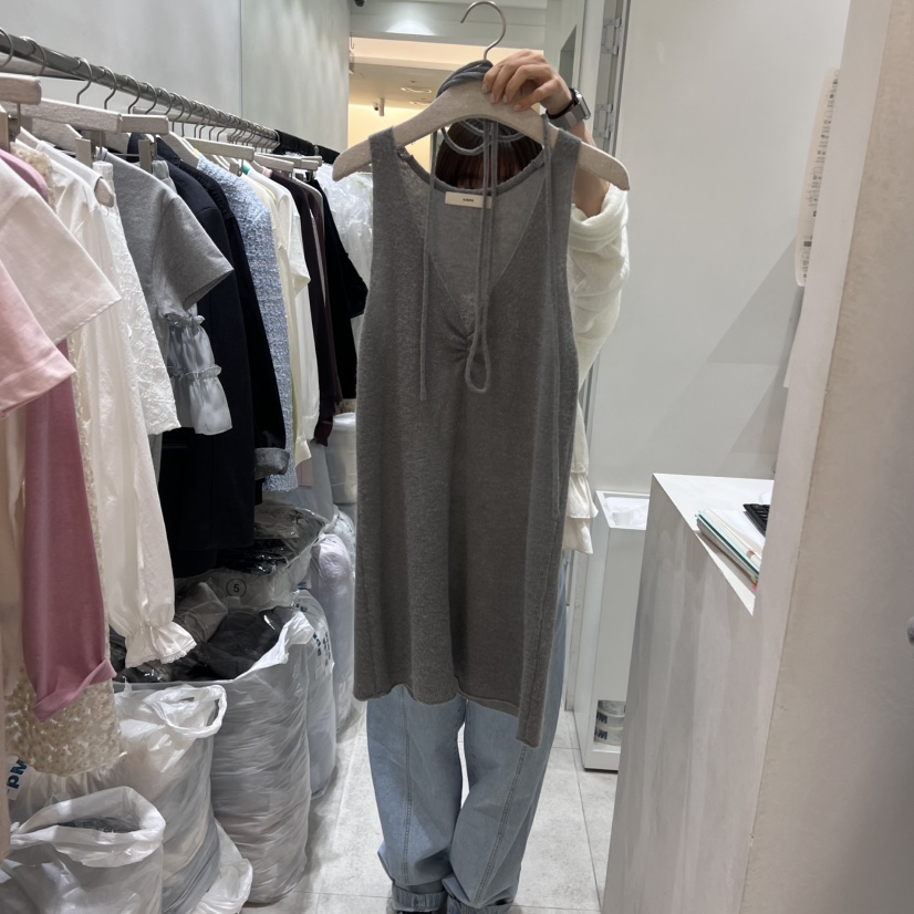 ASOME韓國直郵東大門實拍女裝新品休閑推薦25春夏連衣裙不含內搭A.SOME連衣裙圖色2