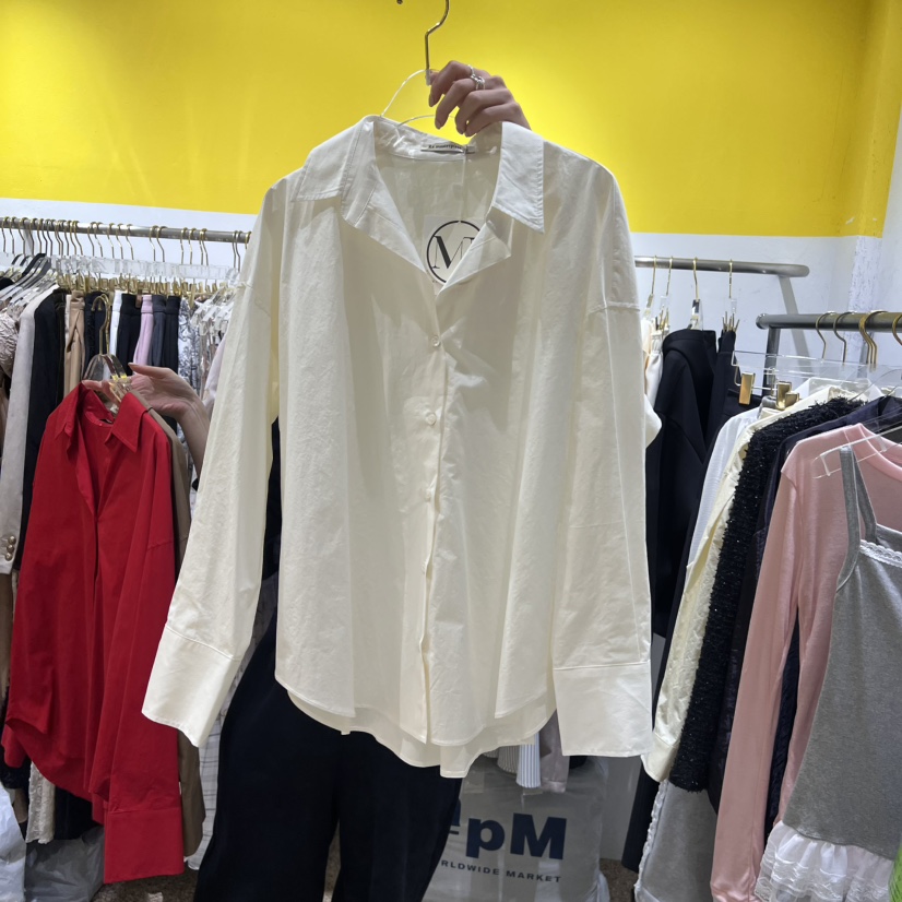 LE MASTERPLACE韓國直郵東大門實拍女裝新品25春夏襯衫蕾絲衫Le masterpiece襯衫/蕾絲衫