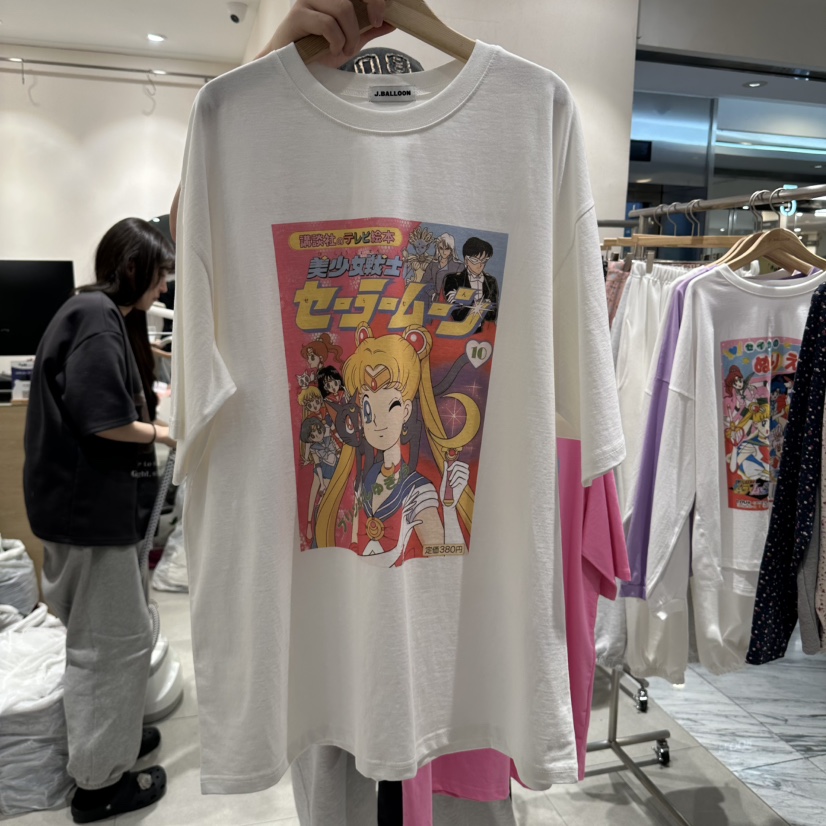 J.BALLOON東大門代購女士新品時尚25春夏熱賣職業休閑T恤復古J.BALLOONT恤圖色1