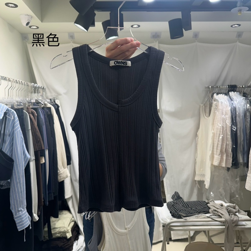 OWNS韓國代購女裝新款25春夏休閑人氣真品推薦熱賣吊帶背心OWNS吊帶/背心圖色5