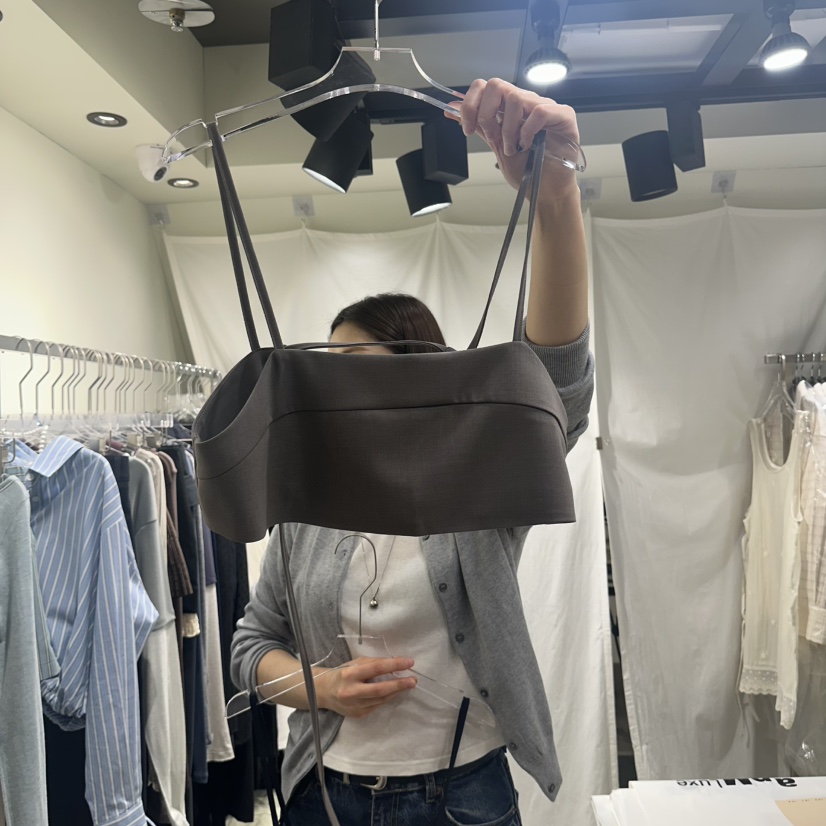 OWNS韓國直郵女士新款推薦熱賣25春夏真品休閑時尚吊帶背心OWNS吊帶/背心