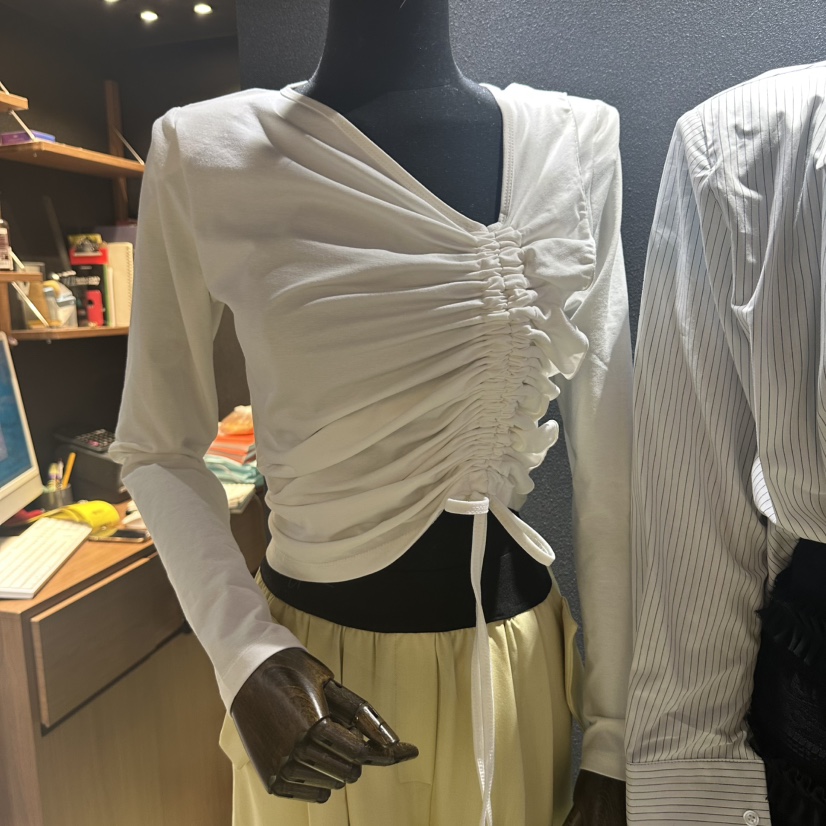 CHAVI東大門實拍女士新品人氣職業推薦休閑時尚真品長袖T恤CHAVI長袖T恤