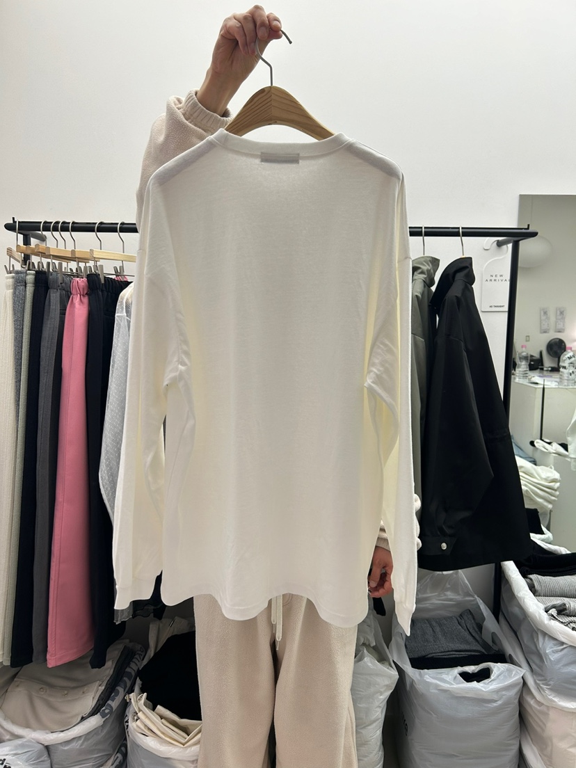 AS THOUGHT韓國代購女士新品休閑時尚熱賣真品職業長袖T恤AS THOUGHT長袖T恤