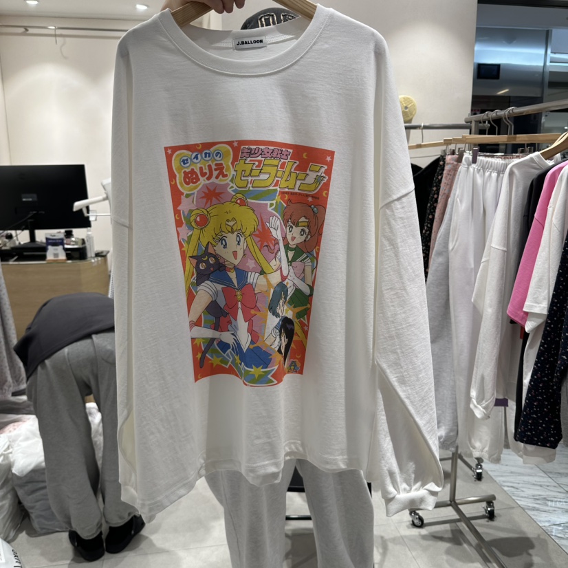 J.BALLOON韓國代購女士新品休閑真品25春夏時尚人氣長袖T恤J.BALLOON長袖T恤圖色1