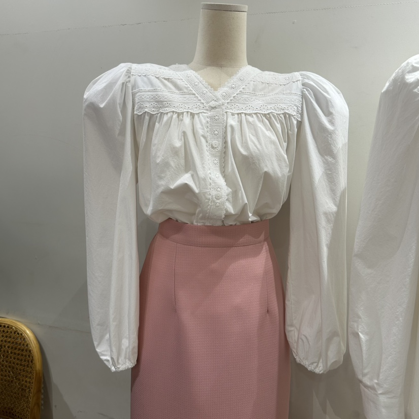 ASSEMBLY韓國直郵女裝新款25春夏真品時尚推薦職業襯衫蕾絲衫ASSEMBLY襯衫/蕾絲衫圖色2