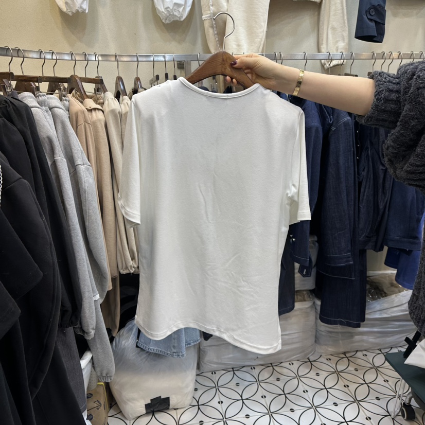 BAMBOLINA韓國代購女裝新品時尚休閑真品職業25春夏熱賣T恤BAMBOLINAT恤