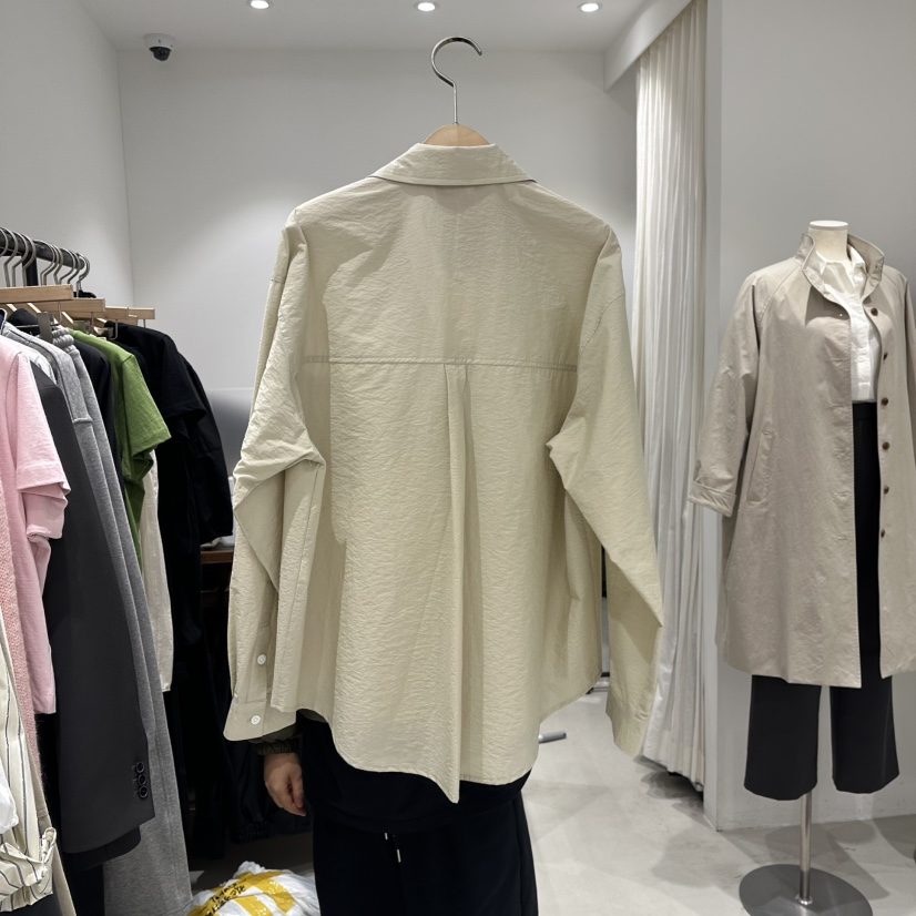 IRVINE東大門實拍女裝新品推薦真品休閑25春夏職業襯衫蕾絲衫IRVINE襯衫/蕾絲衫