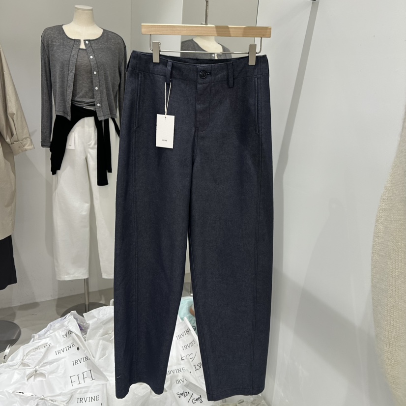 IRVINE東大門代購女裝新品人氣熱賣職業時尚推薦25春夏休閑褲IRVINE休閑褲圖色2