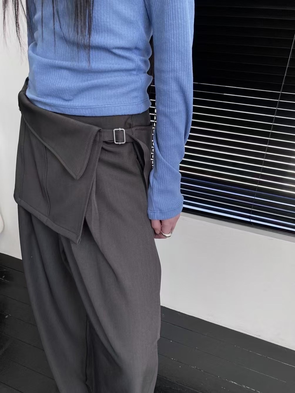 UNSANE東大門代購女士新品時尚熱賣休閑25春夏人氣真品短裙UNSANE短裙