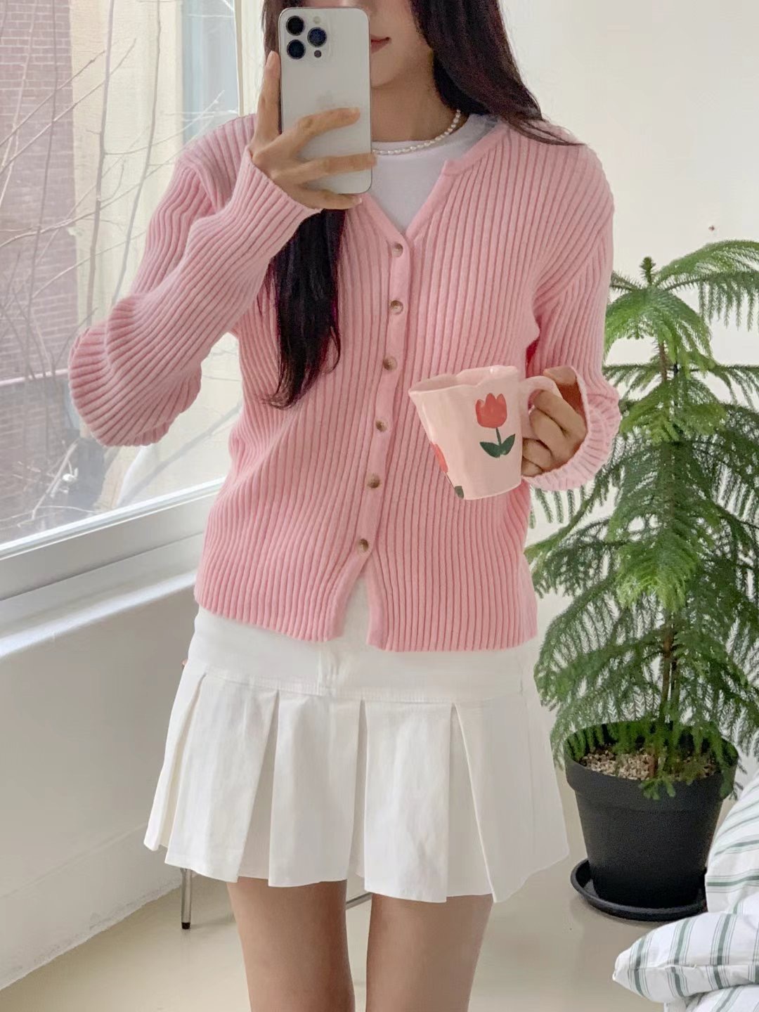 FRIDA韓國代購女裝新品熱賣人氣25春夏推薦休閑時尚職業針織衫FRIDA針織衫