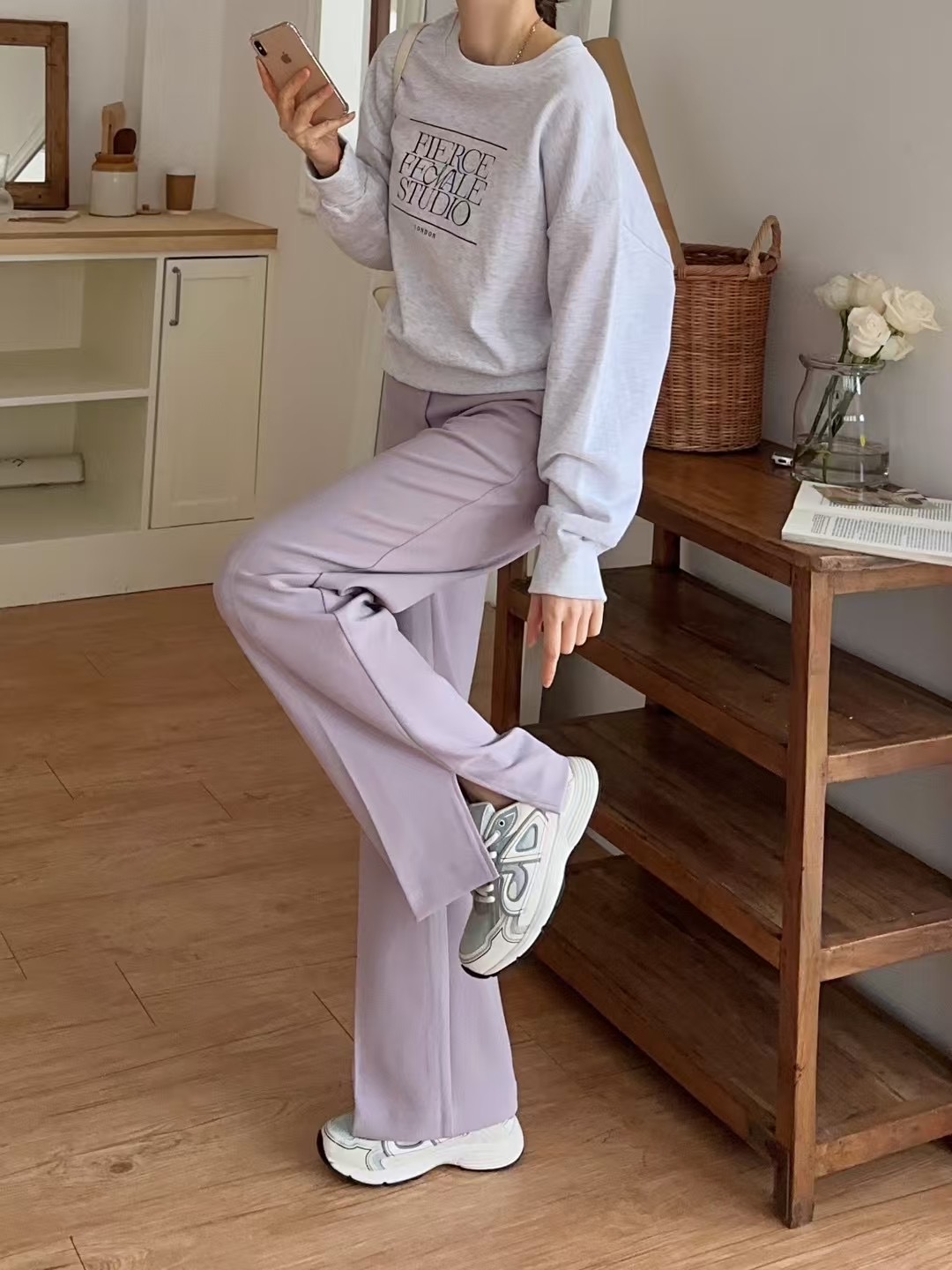 HIGHEND直郵韓國代購女裝新品25春夏時尚真品熱賣正裝褲西褲HIGHEND正裝褲/西褲