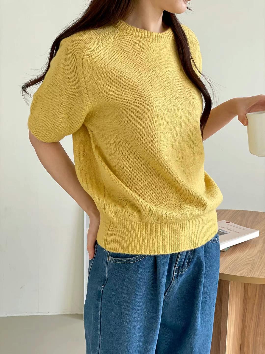 MUSTBE韓國直郵東大門實拍女裝新品25春夏時尚休閑熱賣針織衫MUSTBE針織衫