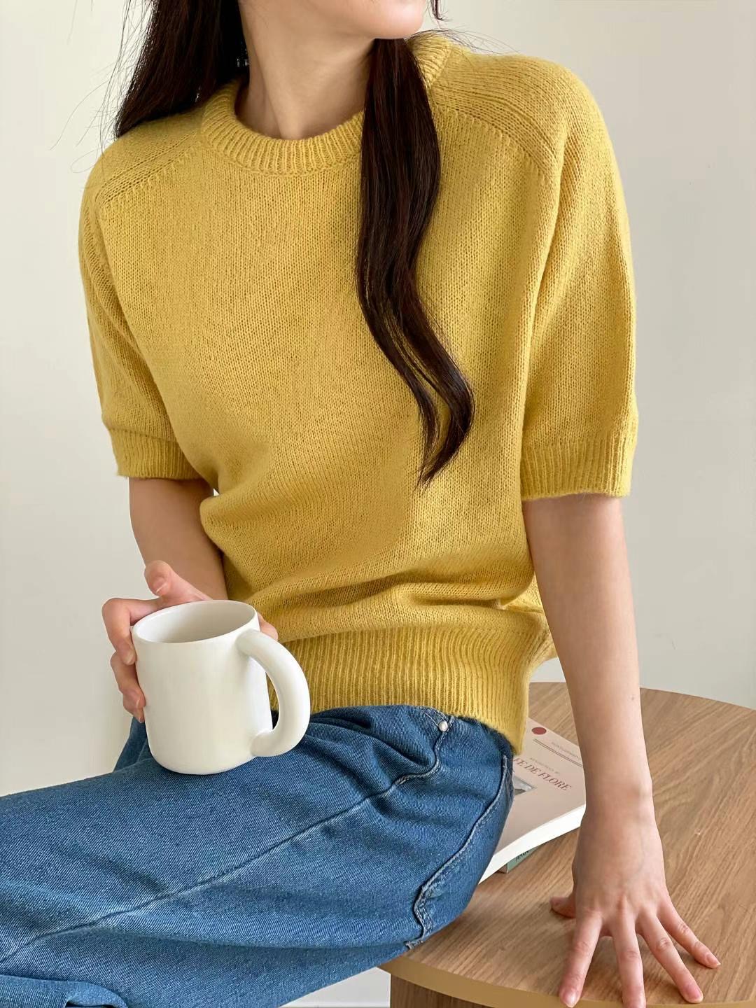 MUSTBE韓國直郵東大門實拍女裝新品25春夏時尚休閑熱賣針織衫MUSTBE針織衫