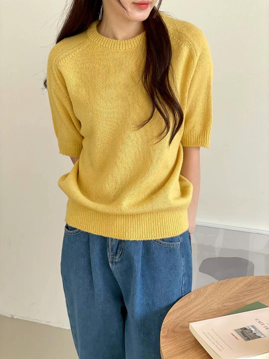 MUSTBE韓國直郵東大門實拍女裝新品25春夏時尚休閑熱賣針織衫MUSTBE針織衫圖色3