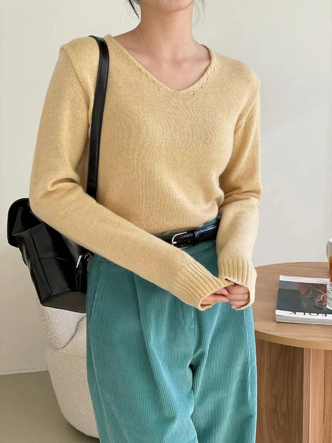MUSTBE韓國直郵女裝新品推薦時尚人氣職業25春夏熱賣針織衫MUSTBE針織衫