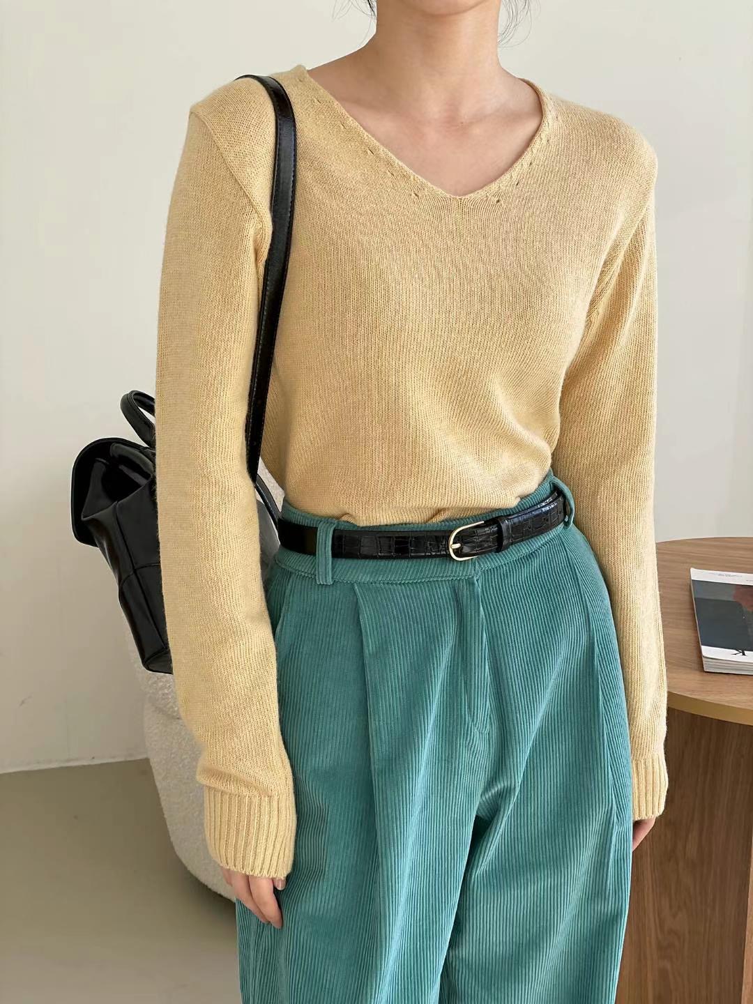 MUSTBE韓國直郵女裝新品推薦時尚人氣職業25春夏熱賣針織衫MUSTBE針織衫圖色3