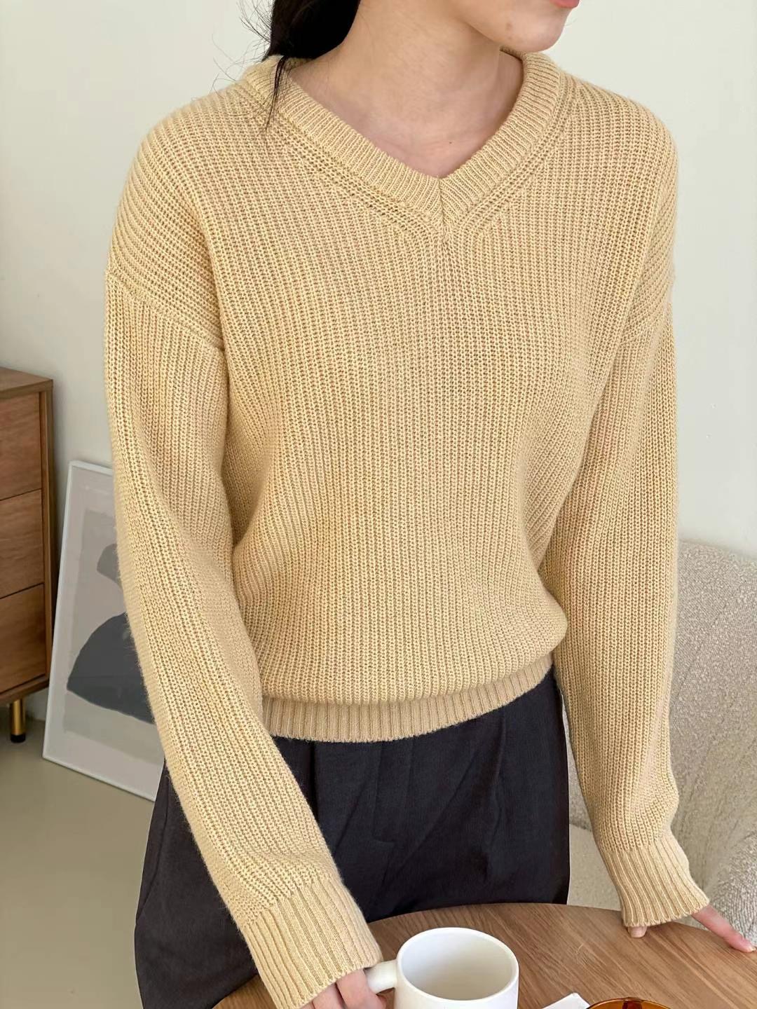 MUSTBE韓國直郵東大門實拍女裝新品推薦25春夏人氣時尚針織衫MUSTBE針織衫圖色2