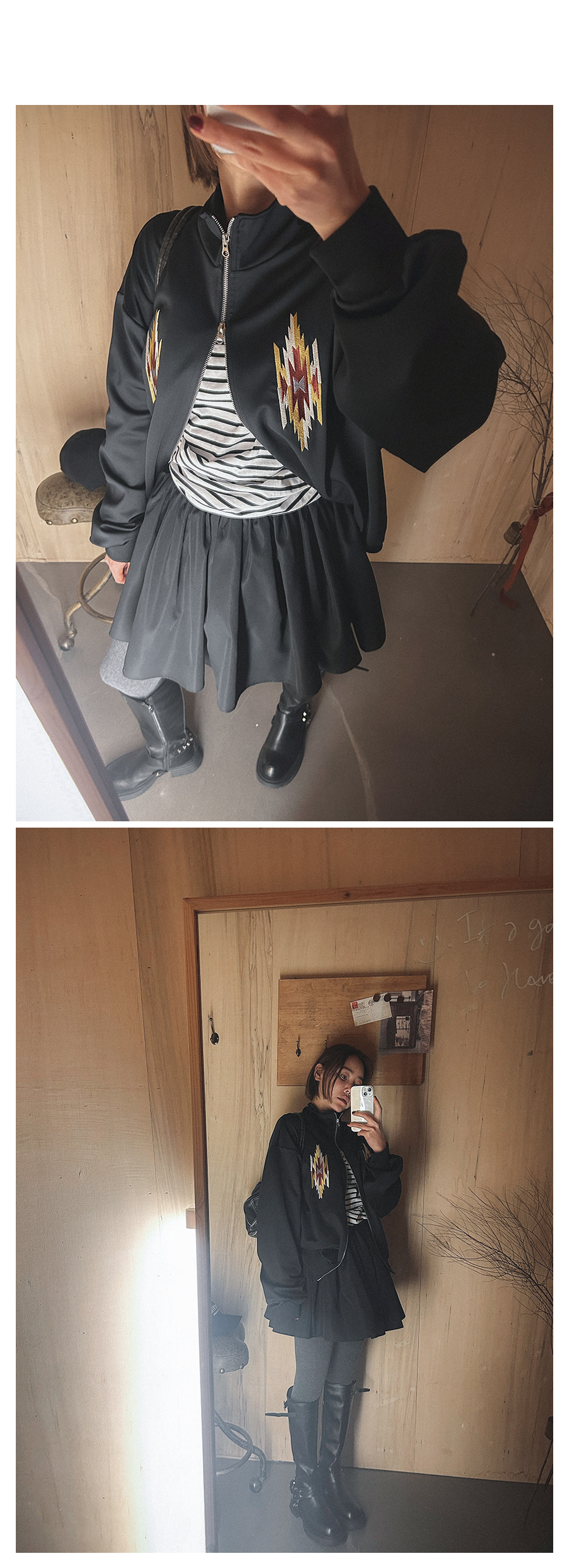 LIKE A韓國直郵女裝新品25春夏真品時尚人氣職業熱賣推薦短裙LIKE A短裙
