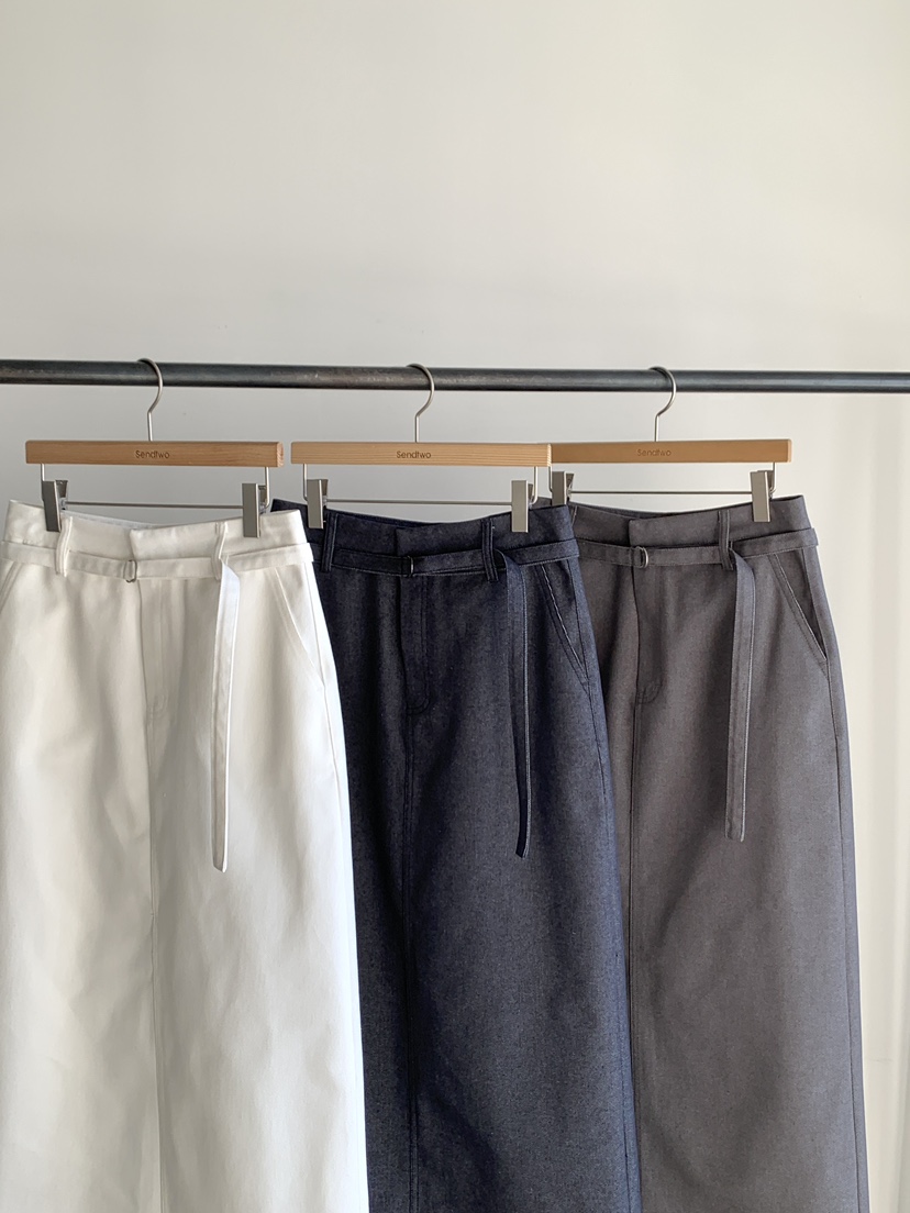 SENDTWO韓國直郵東大門代購女裝新品人氣25春夏半身裙中短裙SENDTWO半身裙/中短裙