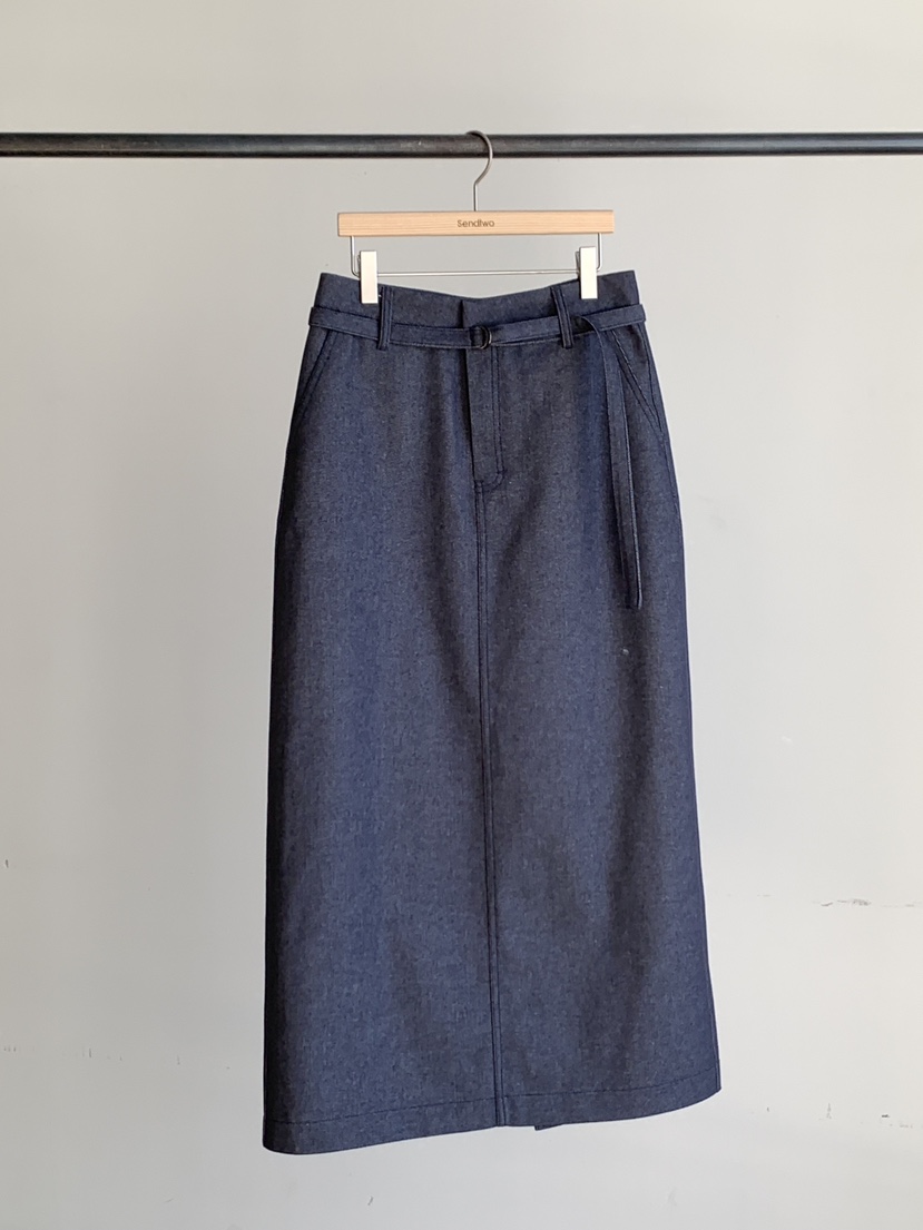 SENDTWO韓國直郵東大門代購女裝新品人氣25春夏半身裙中短裙SENDTWO半身裙/中短裙圖色2