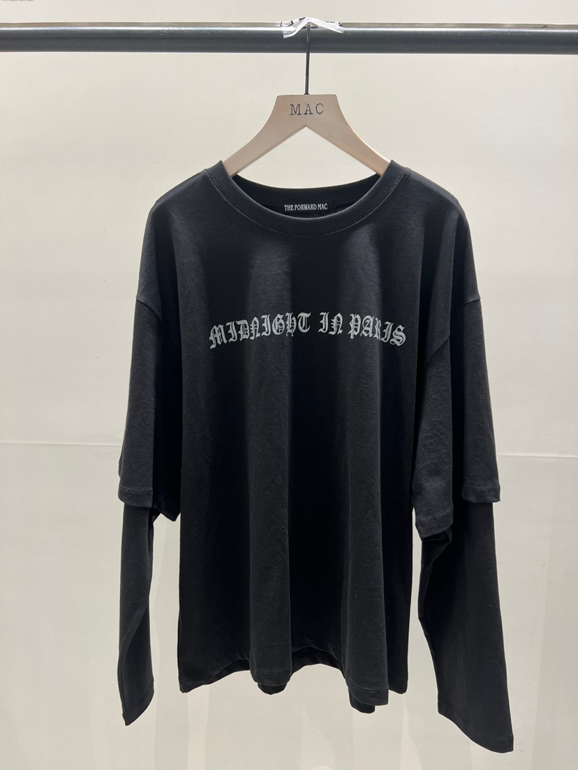 MAC直郵韓國代購女裝新品真品人氣休閑時尚職業25春夏長袖T恤THE FORWARD MAC長袖T恤圖色3