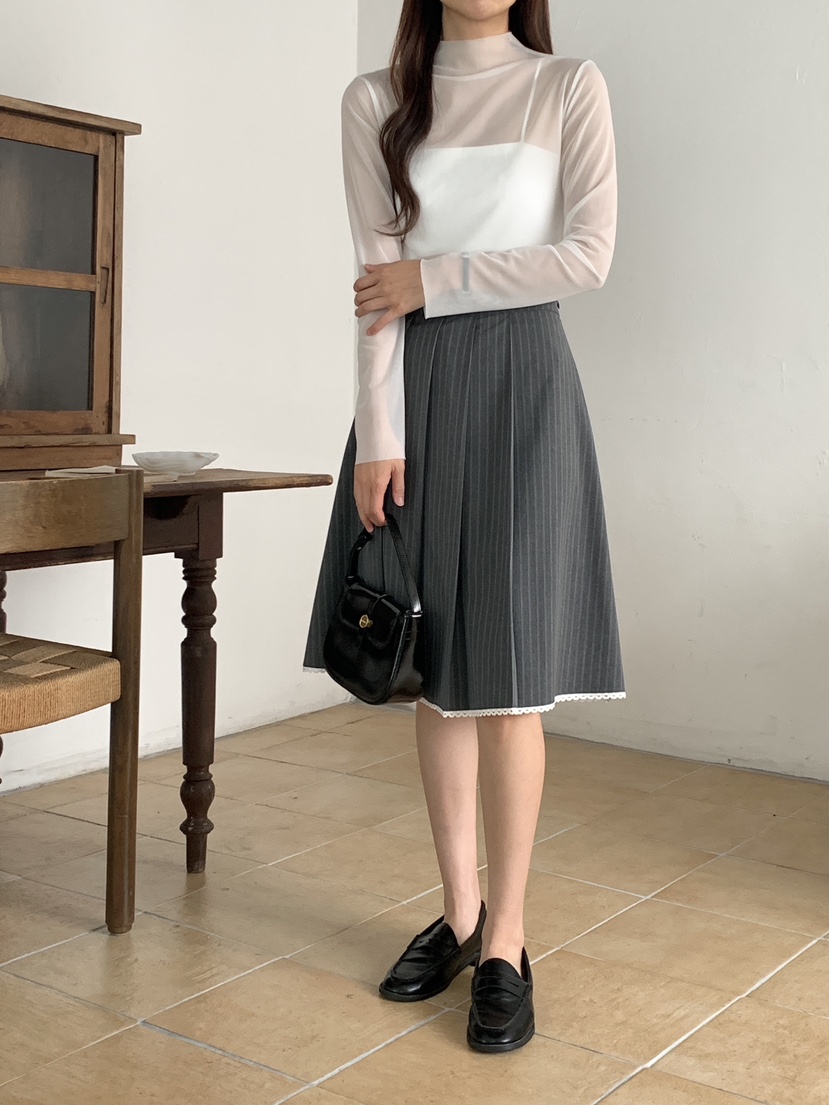 RE:OPENING韓國直郵東大門實拍女裝新品休閑時尚25春夏長袖T恤RE:OPENING長袖T恤