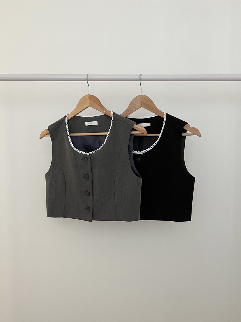 RE:OPENING韓國直郵東大門代購女裝新品熱賣時尚人氣25春夏馬甲RE:OPENING馬甲