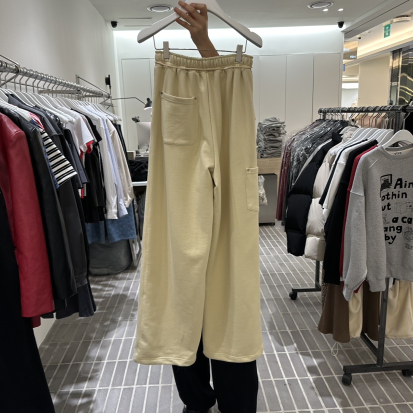 VIVE韓國直郵東大門實拍女裝新款25春夏職業熱賣休閑褲含腰繩VIVE休閑褲