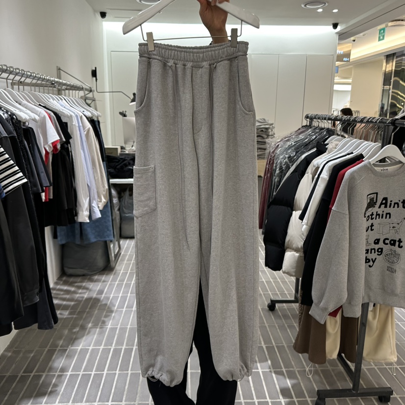 VIVE韓國直郵東大門實拍女裝新款25春夏職業熱賣休閑褲含腰繩VIVE休閑褲圖色3