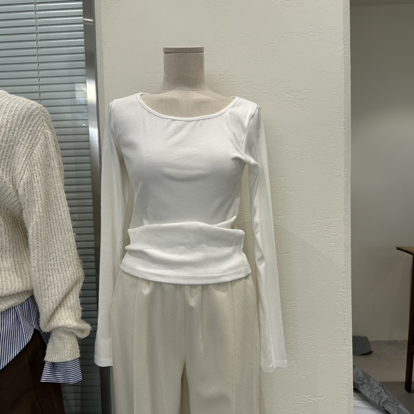 PLAMM韓國直郵東大門代購女裝新品休閑熱賣真品25春夏長袖T恤PLAMM長袖T恤圖色1