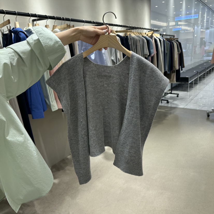 BOUTIQUE SEOUL-P韓國直郵女裝新款推薦圍巾披肩羊毛披肩But ton/BOUTIQUE SEOUL圍巾/披肩圖色3