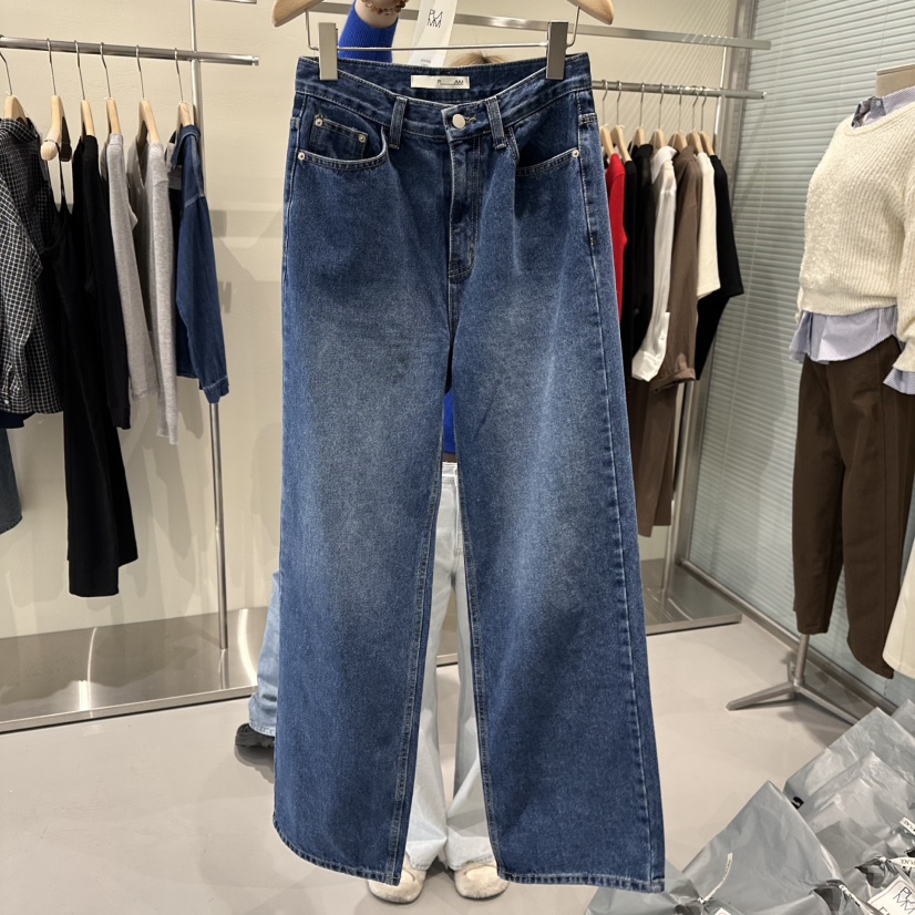 PLAMM直郵韓國代購女裝新款熱賣時尚職業25春夏人氣推薦牛仔褲PLAMM牛仔褲圖色2