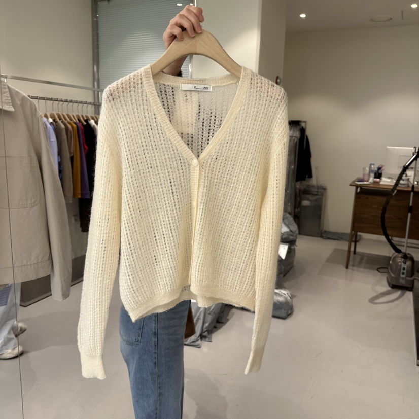 PLAMM韓國直郵東大門代購女裝新品人氣真品針織衫馬海毛開衫PLAMM針織衫圖色1