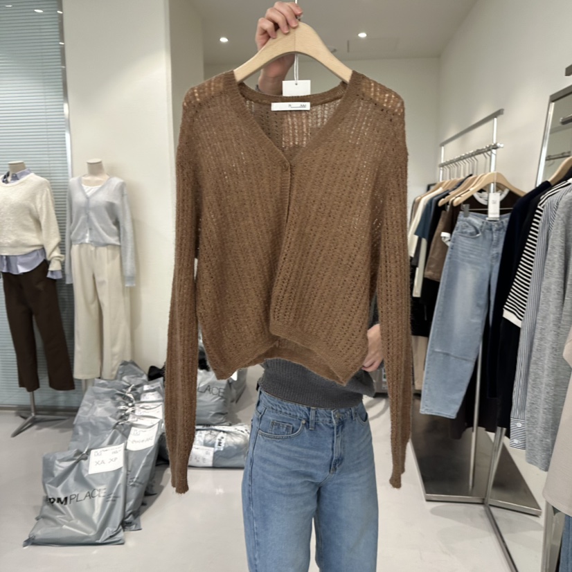 PLAMM韓國直郵東大門代購女裝新品人氣真品針織衫馬海毛開衫PLAMM針織衫圖色2