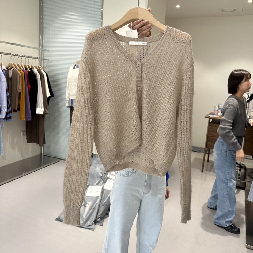 PLAMM韓國直郵東大門代購女裝新品人氣真品針織衫馬海毛開衫PLAMM針織衫圖色3