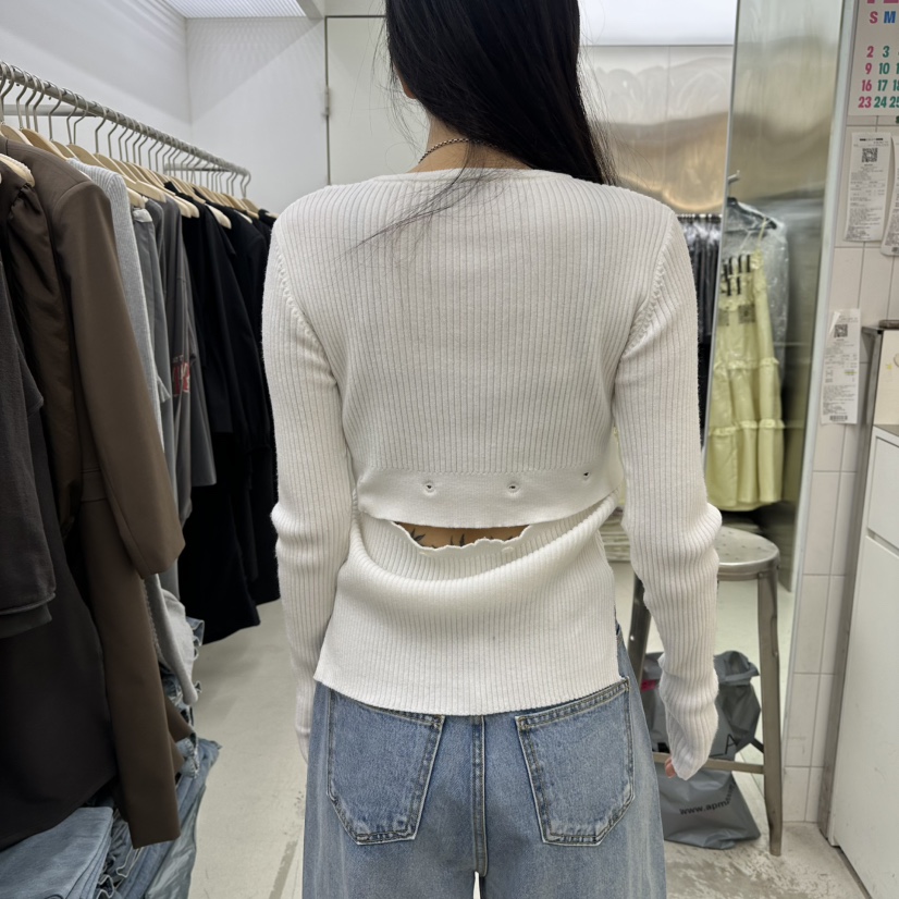 MIXXIN韓國直郵東大門代購女裝新款時尚職業真品人氣針織衫MIXXIN針織衫