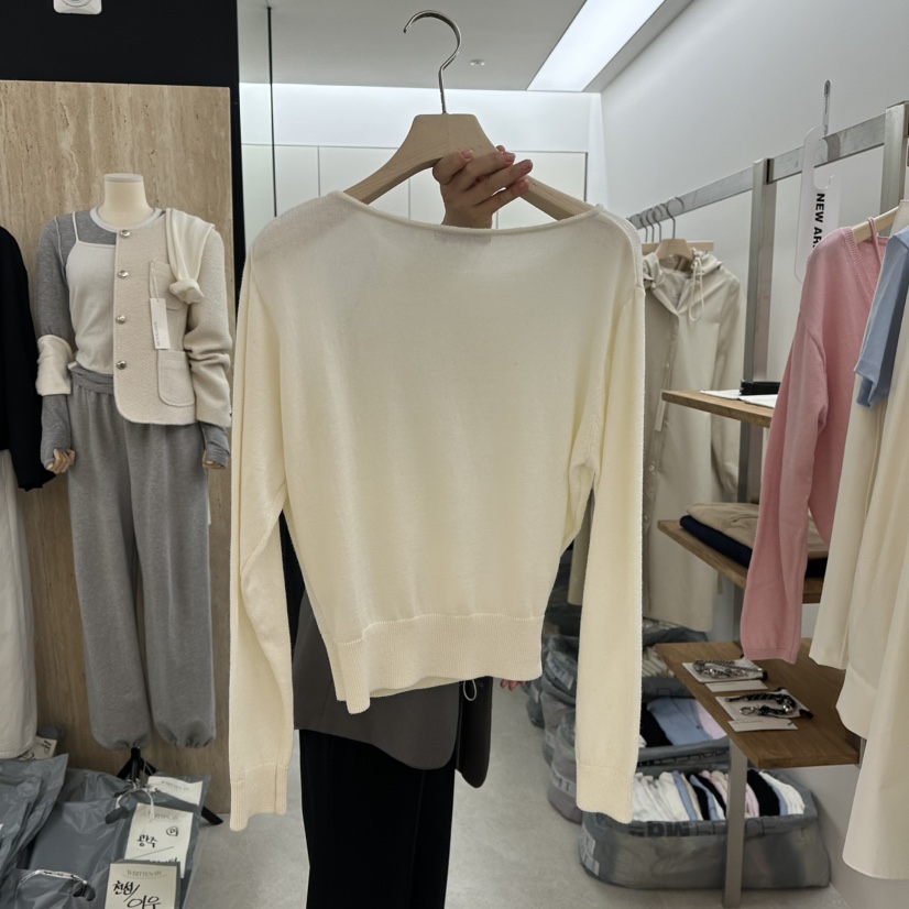 WRITTEN BY韓國直郵東大門實拍女裝新款休閑職業時尚針織衫WRITTEN BY針織衫