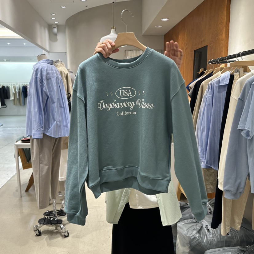 BOUTIQUE SEOUL-P韓國直郵女裝新款25春夏休閑推薦人氣衛衣But ton/BOUTIQUE SEOUL衛衣