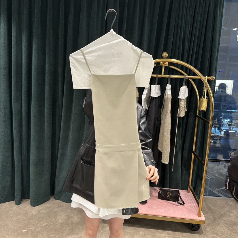 ETER韓國直郵女裝新品職業休閑25春夏真品推薦熱賣連衣裙褶皺eter/VERSO連衣裙圖色3