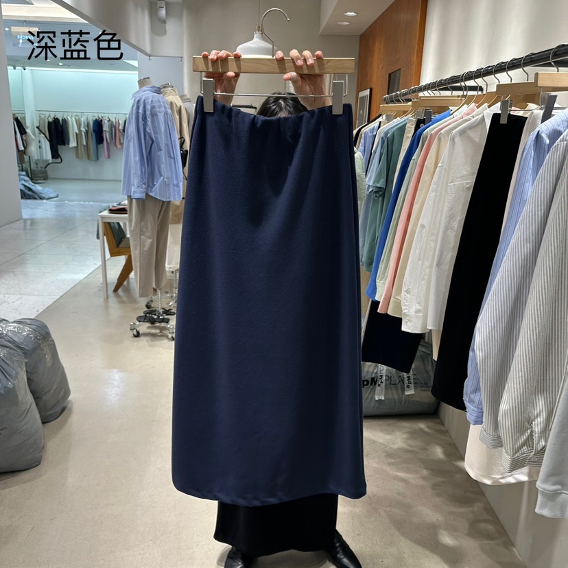 BOUTIQUE SEOUL-P直郵韓國代購女裝新款休閑25春夏推薦長裙But ton/BOUTIQUE SEOUL長裙圖色2