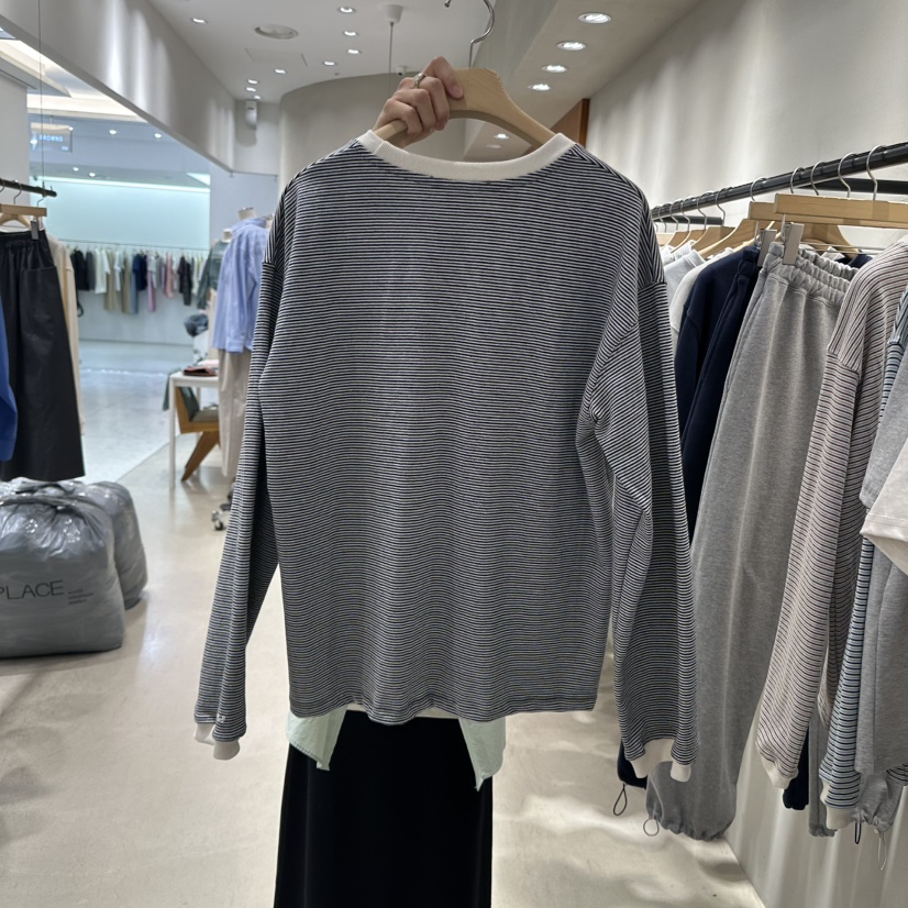 BOUTIQUE SEOUL-P韓國直郵女裝新款職業推薦休閑時尚長袖T恤But ton/BOUTIQUE SEOUL長袖T恤