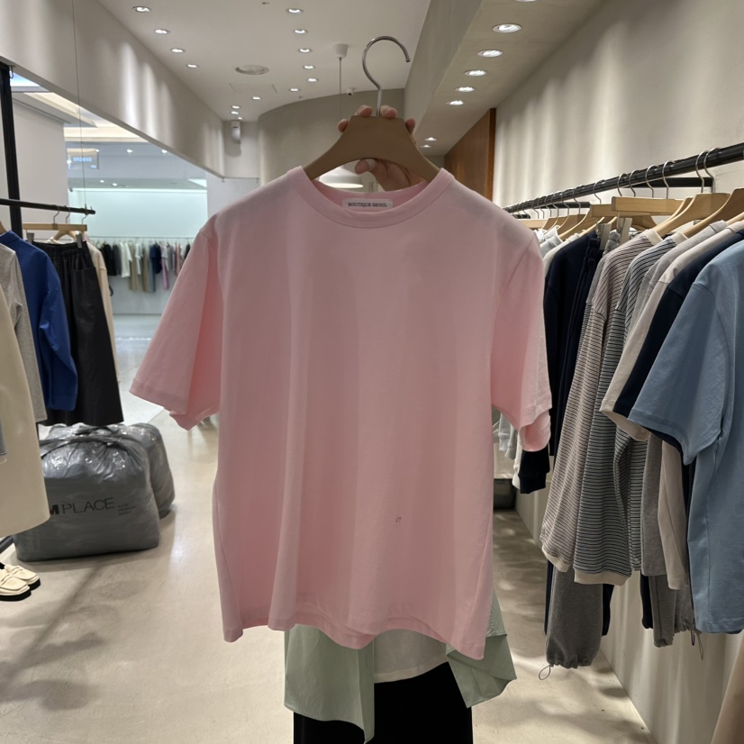 BOUTIQUE SEOUL-P韓國直郵東大門代購女裝新款25春夏熱賣T恤But ton/BOUTIQUE SEOULT恤