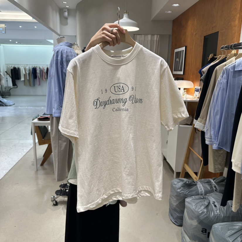BOUTIQUE SEOUL-P直郵韓國代購女裝新款休閑人氣職業推薦T恤But ton/BOUTIQUE SEOULT恤圖色3