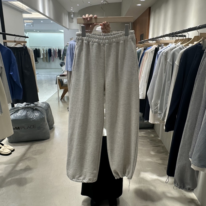 BOUTIQUE SEOUL-P韓國直郵東大門代購女裝新款時尚休閑褲刺繡But ton/BOUTIQUE SEOUL休閑褲